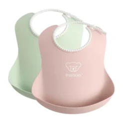 BabyBjörn Duo Slab Pastelgroen / Pastelroze