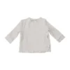 Bamboom T-Shirt Met Overslag - Lange Mouw - 1 Mnd - Sand