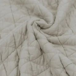 Bamboom Wrinkled Ledikantdeken - Grijs