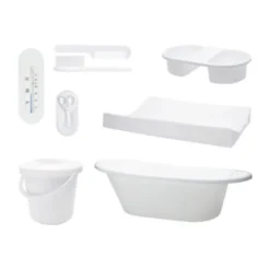 Bébé-Basics Badset 8-delig Wit