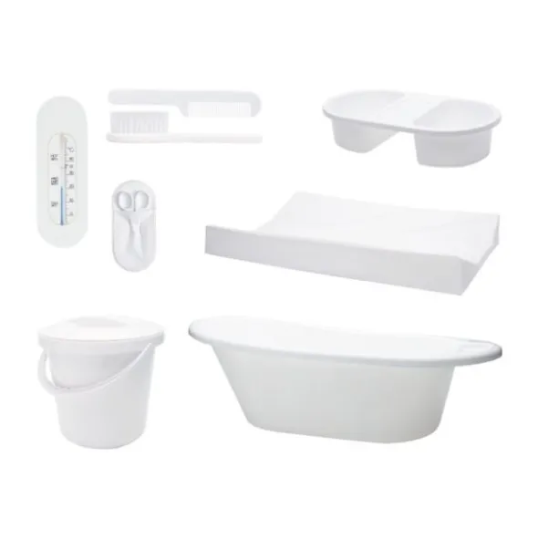 Bébé-Basics Badset 8-delig Wit