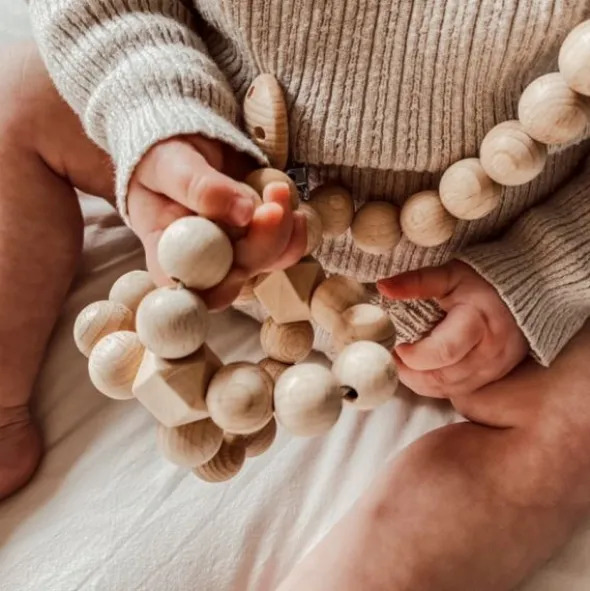 BEZISA Wooden Basics Crossball Natural