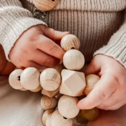 BEZISA Wooden Basics Crossball Natural