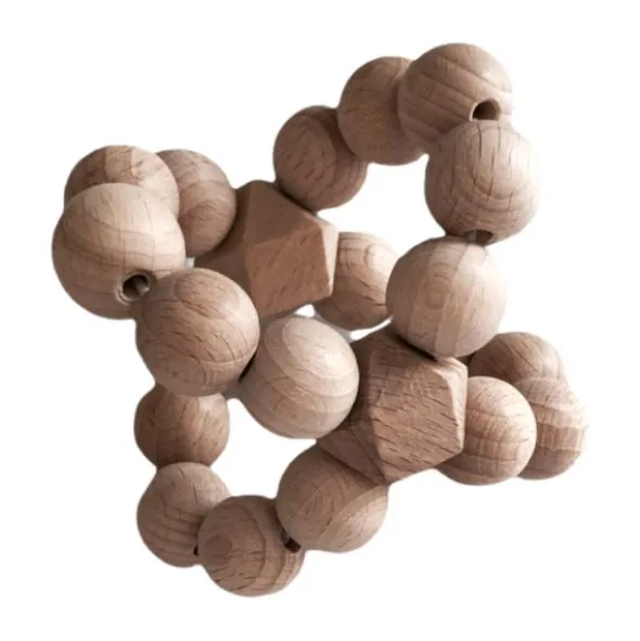 BEZISA Wooden Basics Crossball Natural