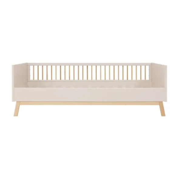 Bopita Lines Bedbank 90 × 200 cm – Dune / Naturel