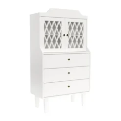 Cam Cam Copenhagen Harlequin French Cabinet - White