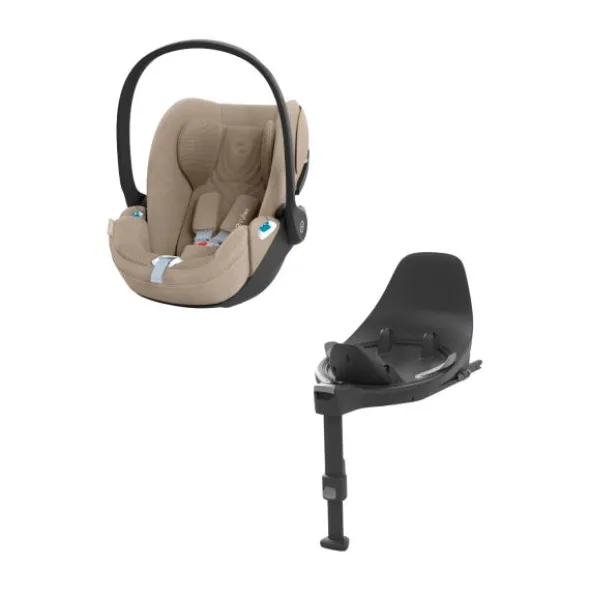 Cybex Cloud T Plus Autostoeltje - Inclusief Base - Cozy Beige