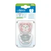 Dr. Brown's Animal Faces Fopspeen Fase 1 Roze / Grijs
