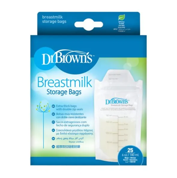 Dr. Brown’s Moedermelk Bewaarzakjes 25 Stuks