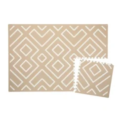Eeveve Speel Mat - Modern Blocks - Desert Sand