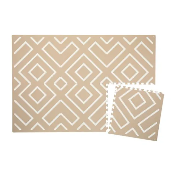 Eeveve Speel Mat - Modern Blocks - Desert Sand