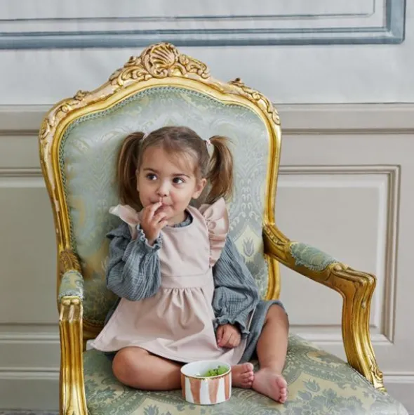 Elodie Details Slabbetje Met Opvangbakje - Blushing Pink