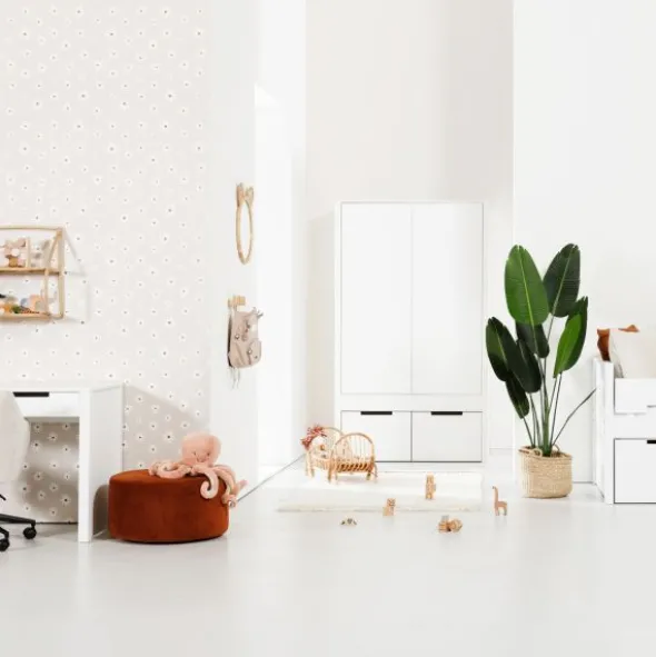 Europe Baby Ralph Kinderkamer Wit | Bed 90 x 200 cm + Bureau