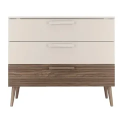 Europe Baby Sev Commode - Cashmere/Walnoot