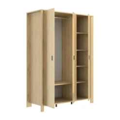 Gautier Lugano Kast 3 Deuren - Artisan Eiken