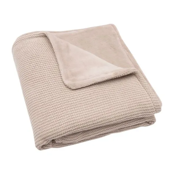 Jollein Basic Knit Wiegdeken - Fleece - Wild Rose