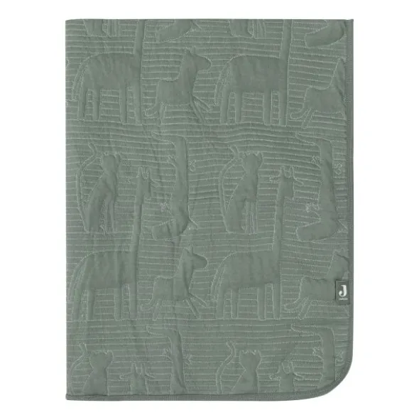 Jollein Jungle Jambo Wiegdeken - 75 x 100 cm - Ash Green / Laurel