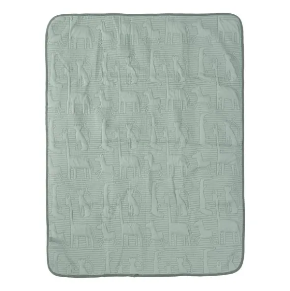 Jollein Jungle Jambo Wiegdeken - 75 x 100 cm - Ash Green / Laurel