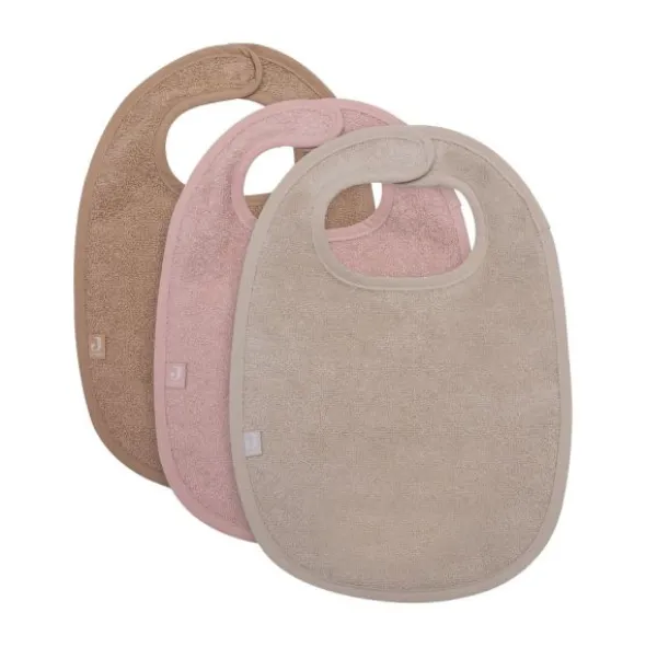Jollein Slab - 3 Pack - Badstof - Wild Rose / Nougat / Biscuit
