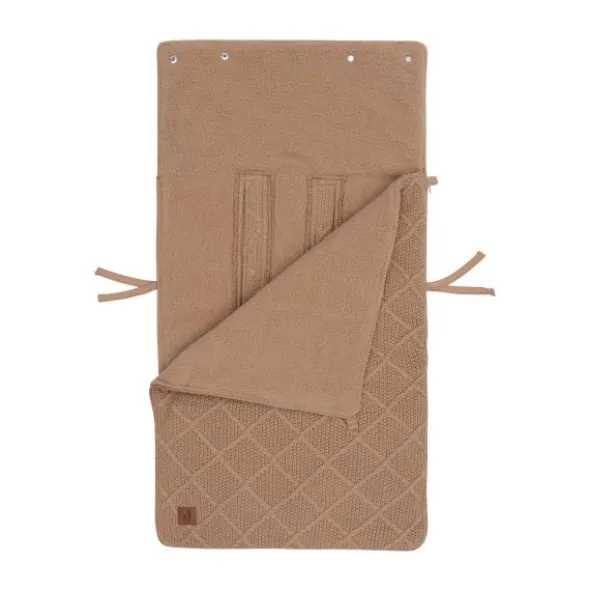 Jollein Voetenzak 3/5 Punts - Groep 0+ - Check Knit - Biscuit