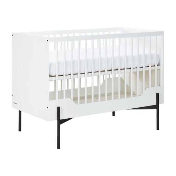 Kidsmill Boutique Babybed Wit / Zwart 60 x 120 cm