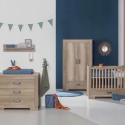 Kidsmill Brent Babybed Oldwood 60 x 120 cm