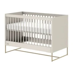 Kidsmill Intense II Ledikant 60 x 120 - Oatmeal / Patinated Brass