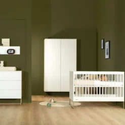 Kidsmill Intense II Ledikant 70 x 140 - Wit / Patinated Brass