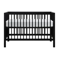 Kidsmill Pure Wood Ledikant Zwart Geborsteld 60 x 120 Cm