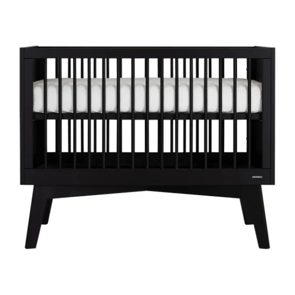 Kidsmill Sixties Babybed Zwart Mat 60 x 120 cm