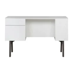 Kidsmill Sixties Bureau Wit Mat / Walnoot