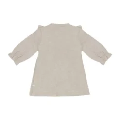 Klein Baby Ruffle Jurk - Mt. 50 - Beige Melange