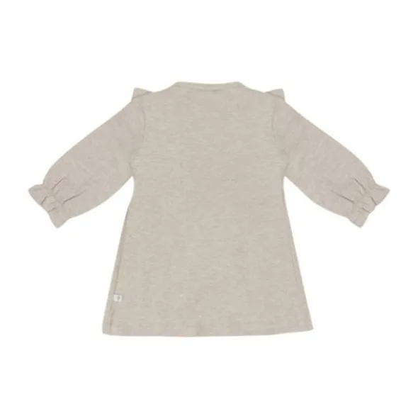 Klein Baby Ruffle Jurk - Mt. 50 - Beige Melange