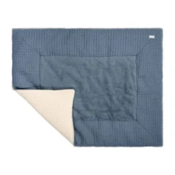 Koeka Amsterdam Wafel Boxkleed - Maat 75 x 95 - Bluestone/Natural