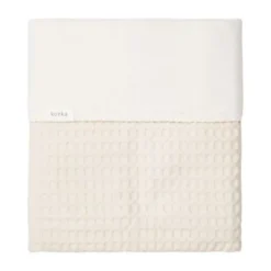 Koeka Amsterdam Wafel Ledikantdeken - Cotton Fleece - Natural
