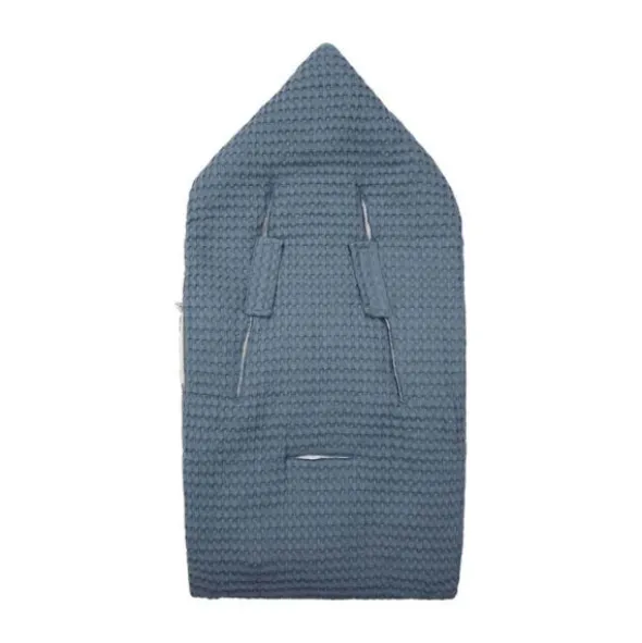Koeka Oslo Voetenzak Autostoel - Wafel/Teddy - Bluestone