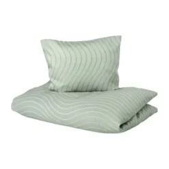 Leander Woodland Dekbedovertrek - Sage Green - 70 x 100 cm