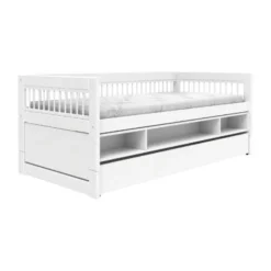 LifeTime Breeze Kajuitbed – Met opbergbox en bedlade – Luxe Lattenbodem