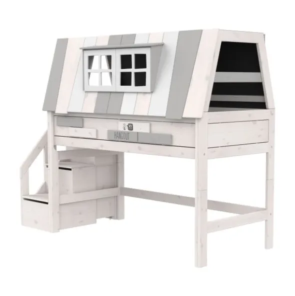LIFETIME Kidsrooms Halfhoogslaper My Hangout - White-Wash