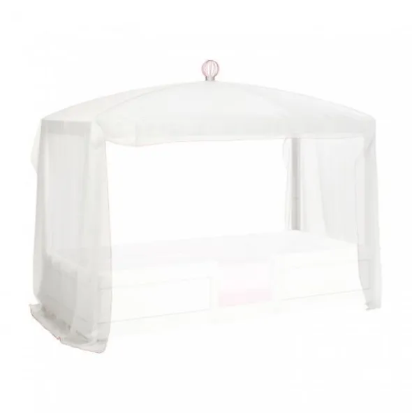 LIFETIME Kidsrooms 4 in 1 Hemelbedcombinatie Luxe Wit Gelakt
