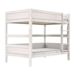 Life Time Stapelbed Deluxe - White Wash - 120 cm