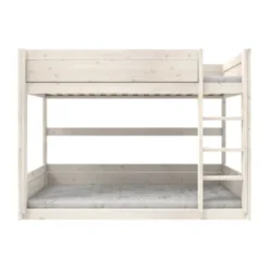 LifeTime Stapelbed – Laag – Rolbodem – White-Wash