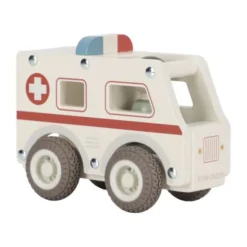Little Dutch Ambulance Inclusief Pegdoll – Hout