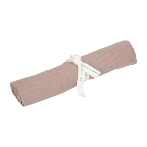 Little Dutch Swaddle Doek Pure - 120 x 120 cm - Hydrofiel - Pink Blush