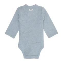 Lodger Melange Romper Lange Mouwen - Maat 50 - Blue Fogg