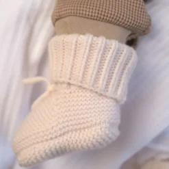 Lodger Slofjes - Merino Wool - Birch - 6-12M