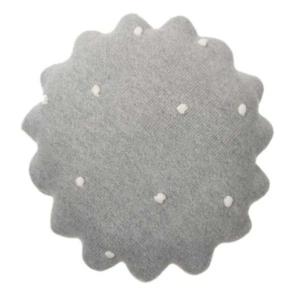 Lorena Canals Biscuit Kussen – Rond – Grijs