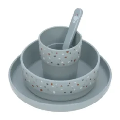 Lässig Tiny Farmer Sheep / Goose Dinerset Blue