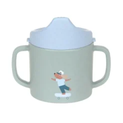 Lässig Tiny Team Dog Tuitbeker - PP/Cellulose - Groen/Blauw
