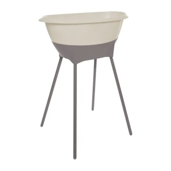 Luma Badje + Badstandaard - Almond/Chalk Brown